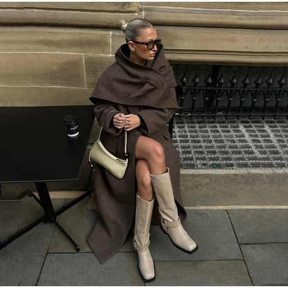 LONG Chic woolen coat