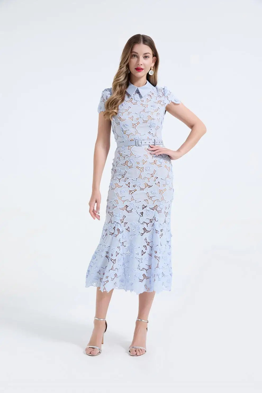Lace Fish Tail Dress selfportarit
