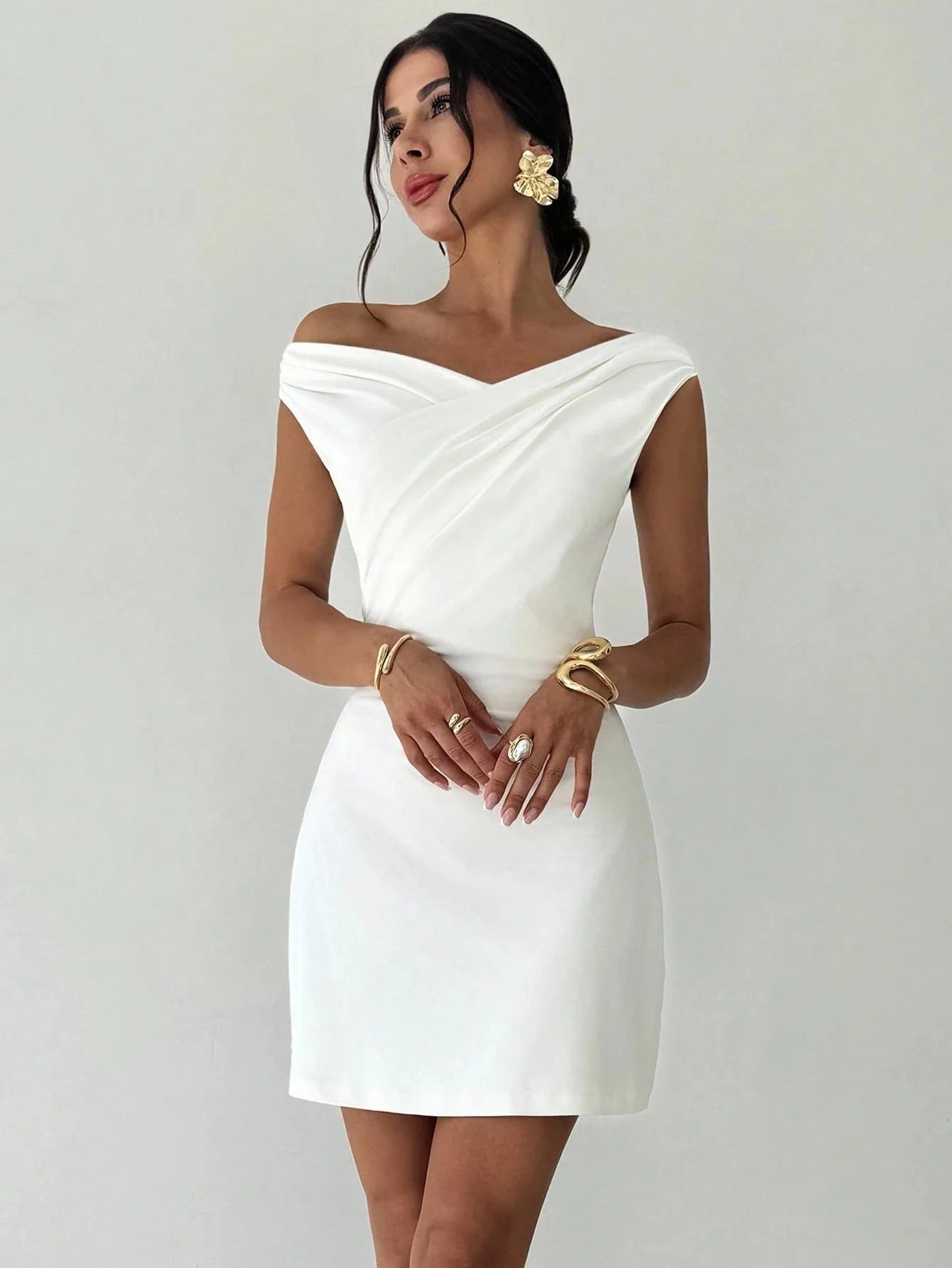 Elegant Mini Dress Spring Summer