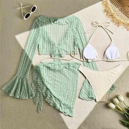 4PCS Bikini set