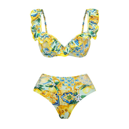 Hot Bikini Swimsuit Lemon Set