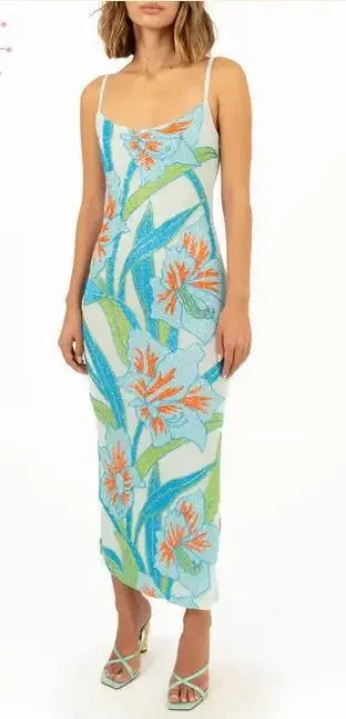 Oceanus Long Dress