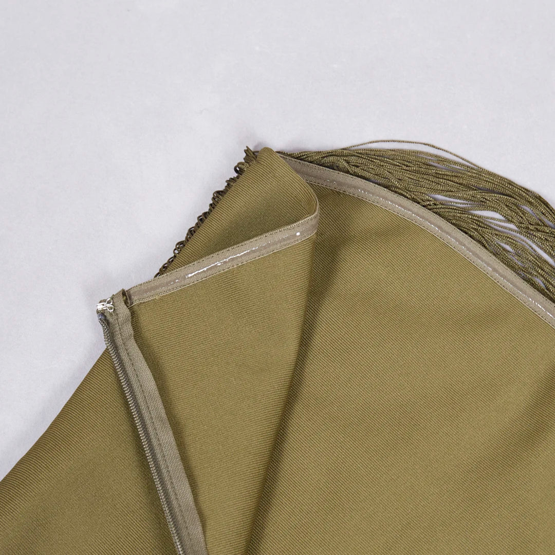 Celebrity Backless Halter Tassel cult gaia vibes