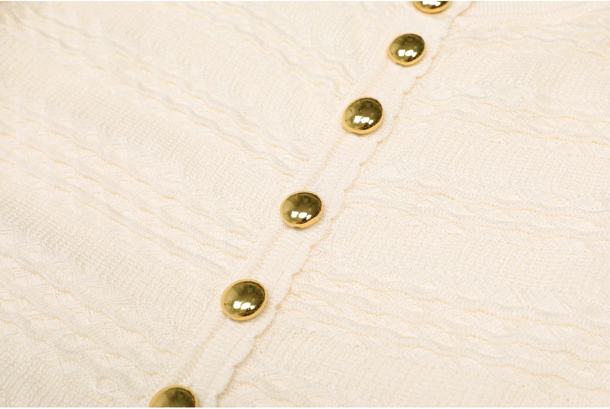 Sandro Long Buttoned Dress