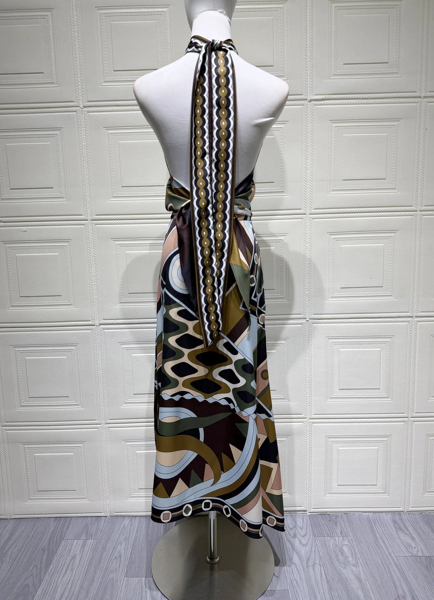 Brown Green Pucci Vibes