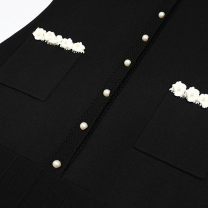 Sandro Knitted Black dress