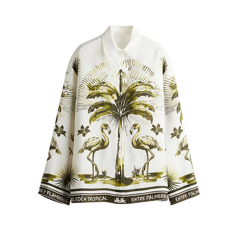 1 Palm shirt & shorts