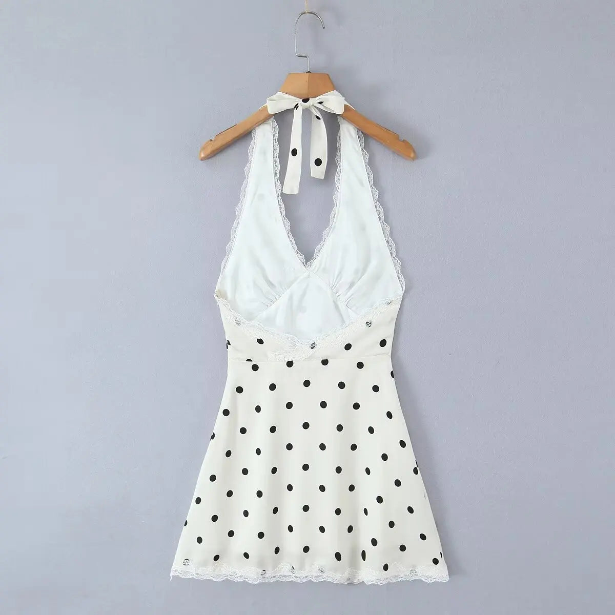 Polka Dot Halter Dress