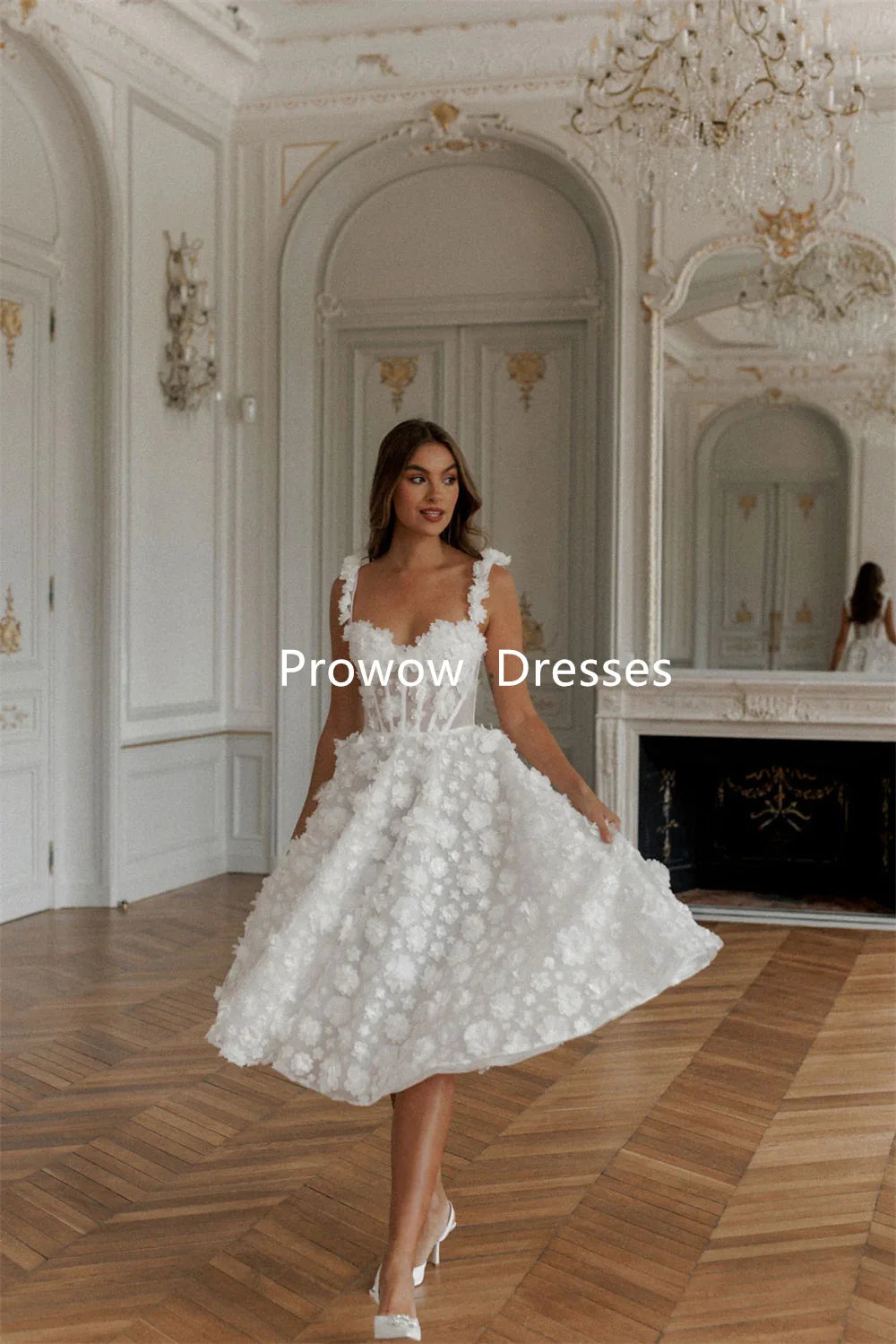 Exquisite Ivory Lace Doll Dress