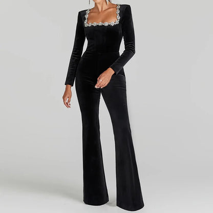 NAdine Merabi Jumpsuit velvet
