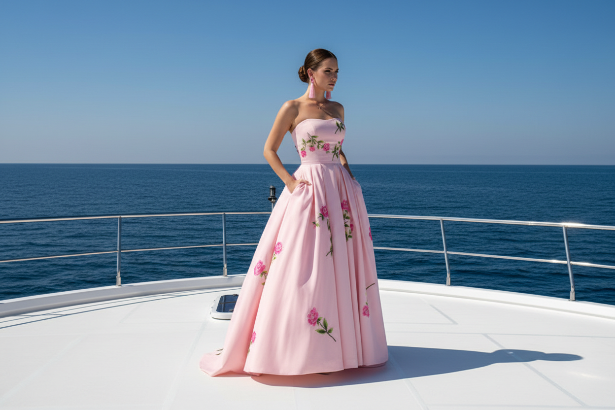 Strapless Long Party Dresses clio - Shellss