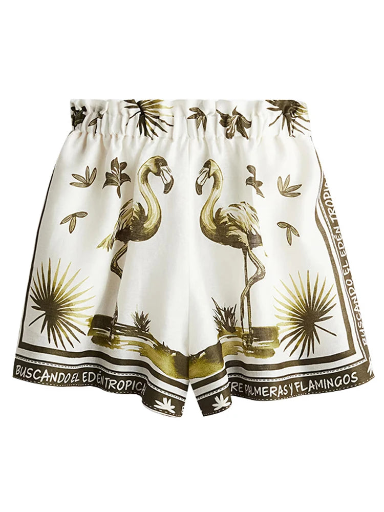 1 Palm shirt & shorts