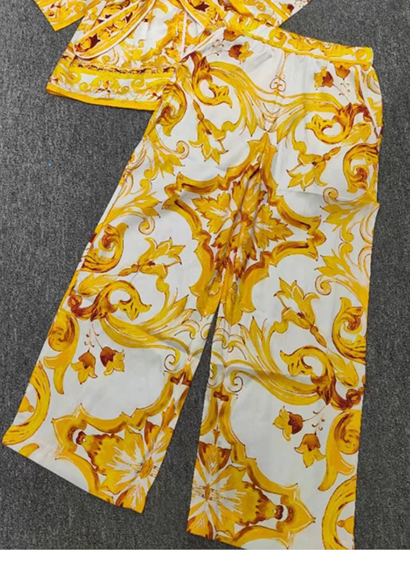 New spring and summer geometric printing lapel - Shellss