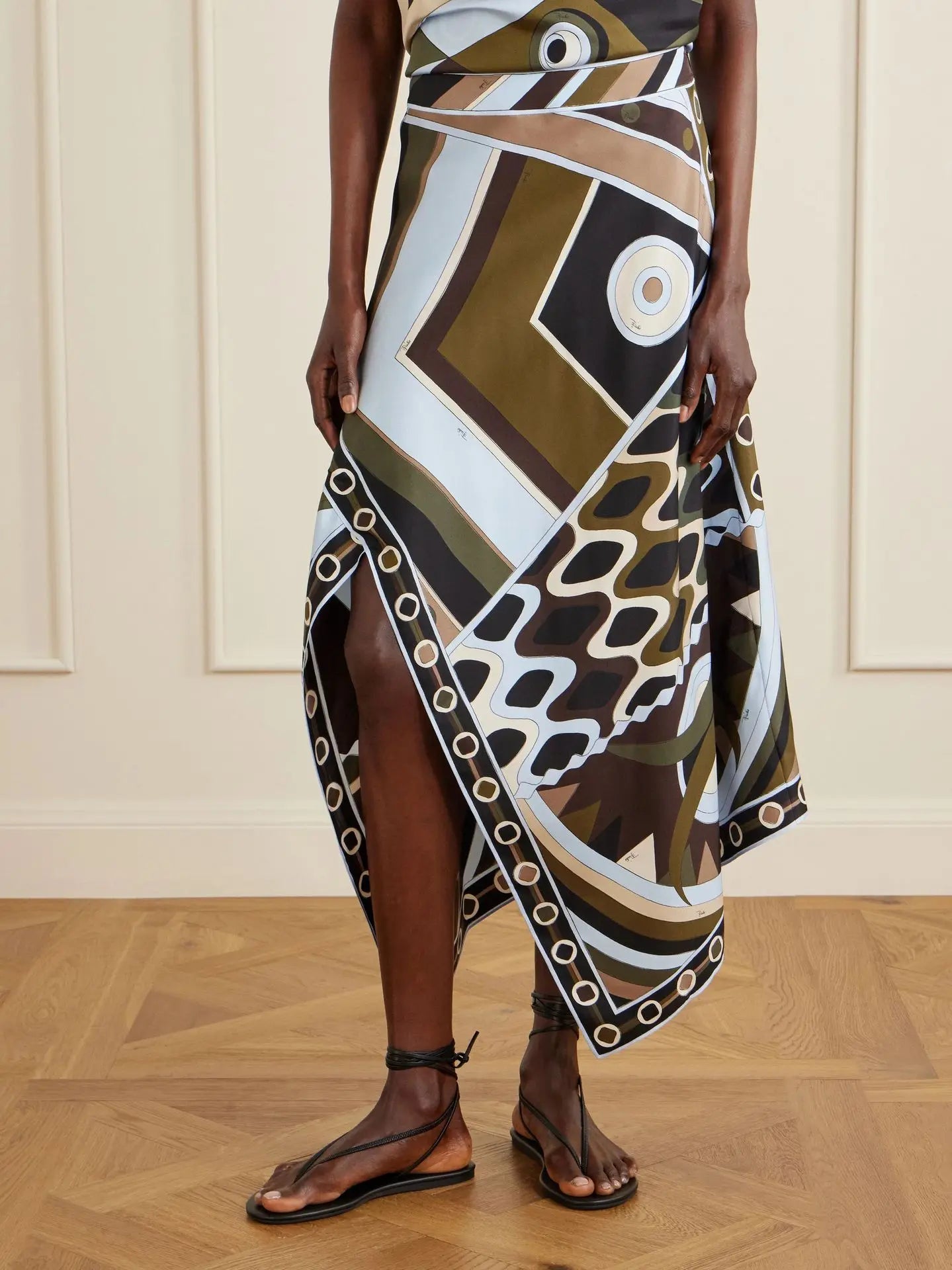 Brown Green Pucci Vibes