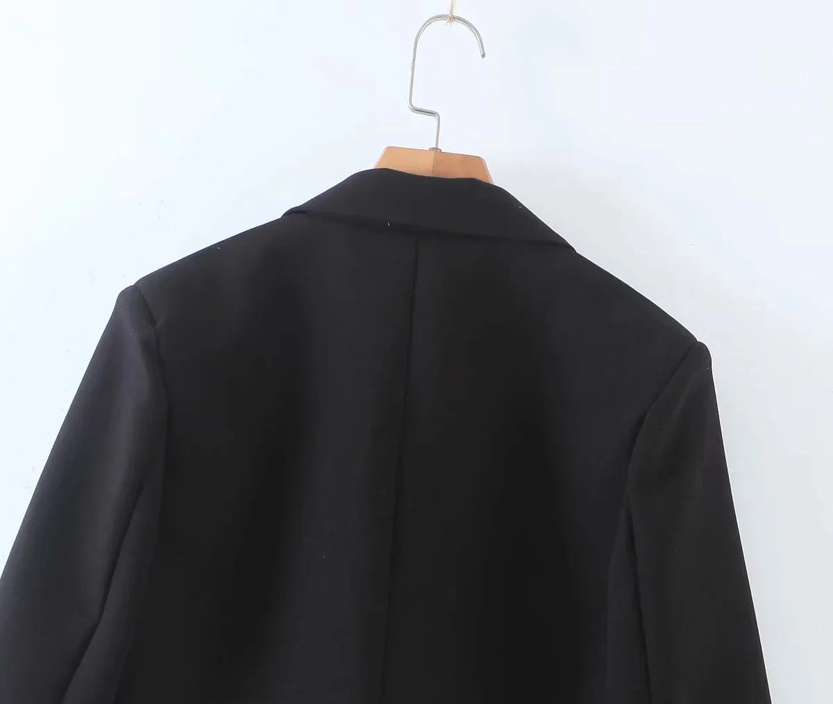 2 pieces 1 set Women One Button Short Blazer Cropped