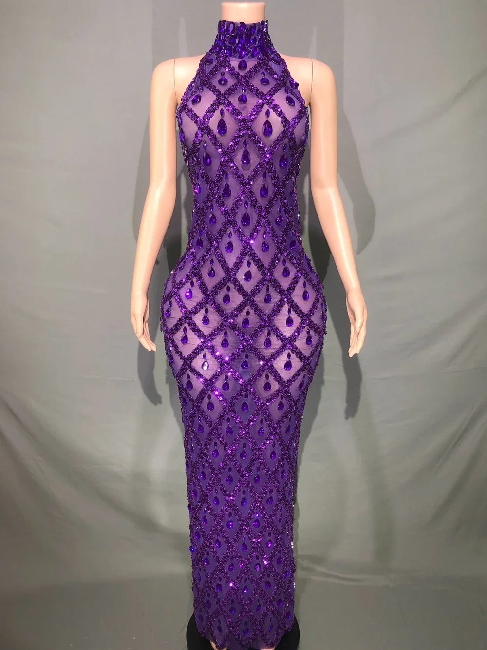 Sparkly Rhinestones Bodycon Dress