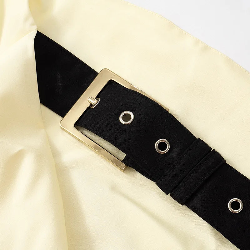 Strapless Print Floral Belt - Shellss