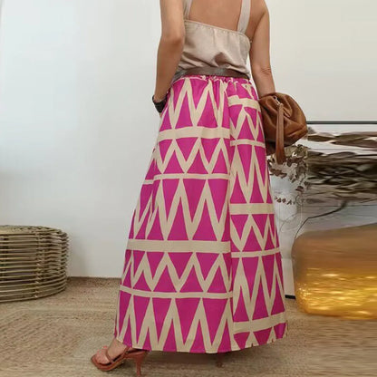 Brunch Day Geometric Wide leg