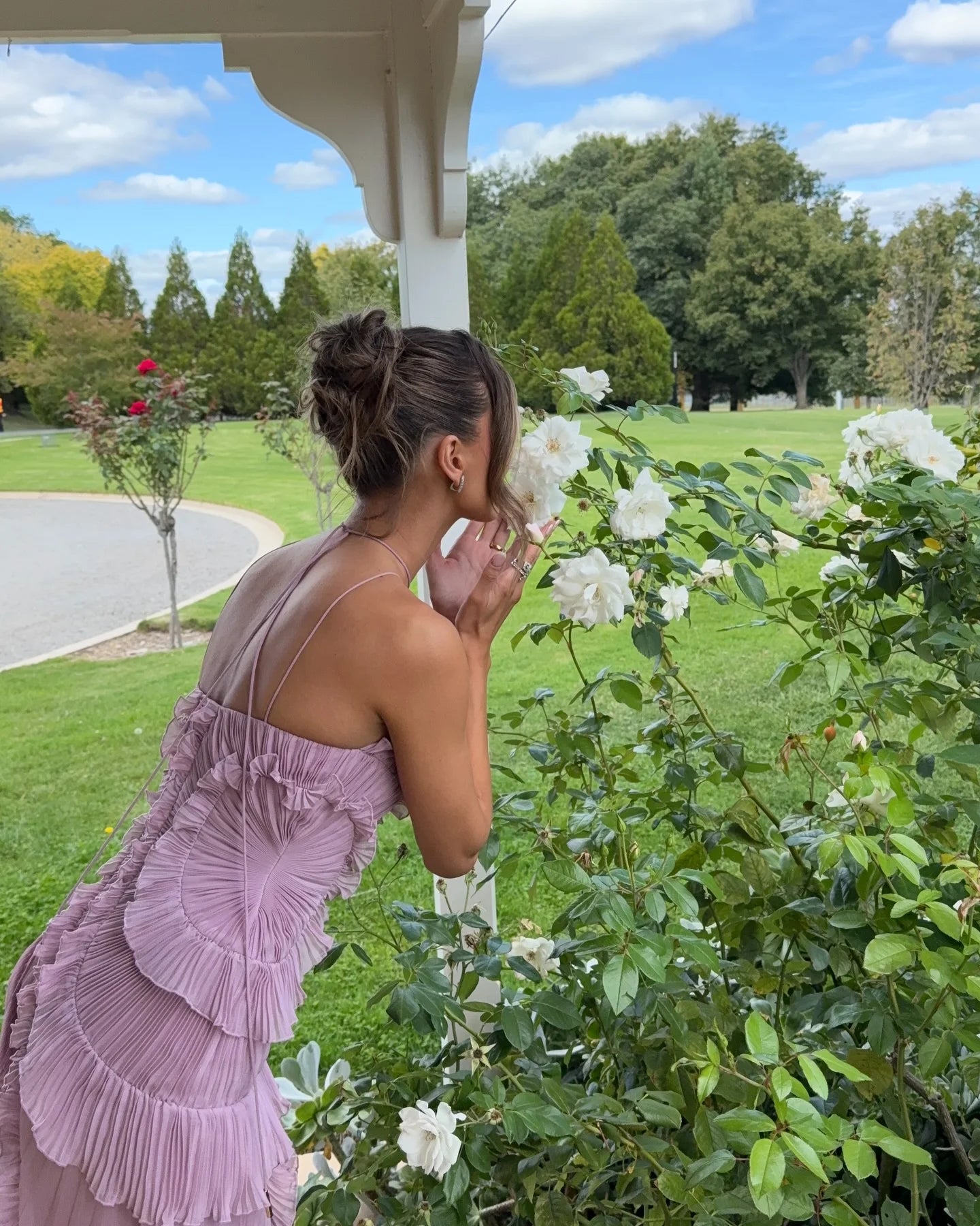 Ruffle Backless Dresses