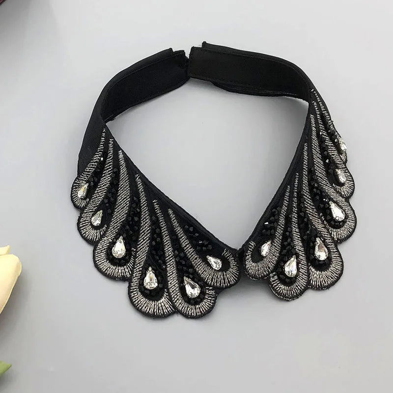 Embellished shirt collar- The royals collection