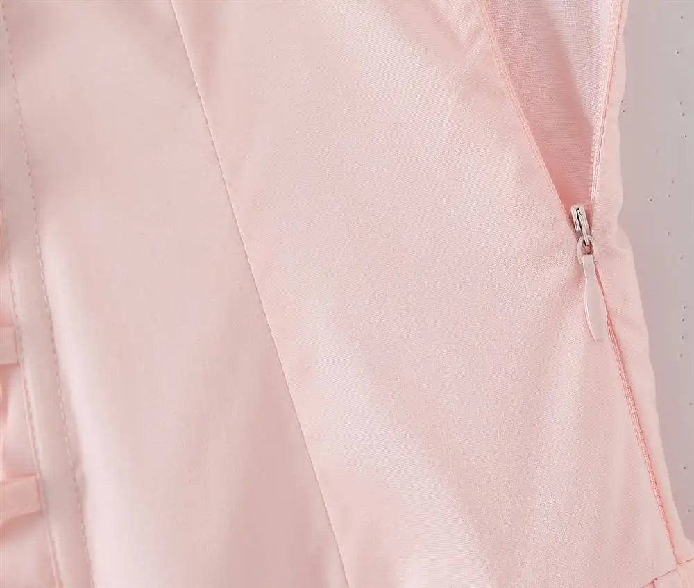 Princ Sle Long Dr LinJ High Waist Fibone Split Ne Hanging Strap European Sle Casual Wear for Middle-Aged Women - Shellss