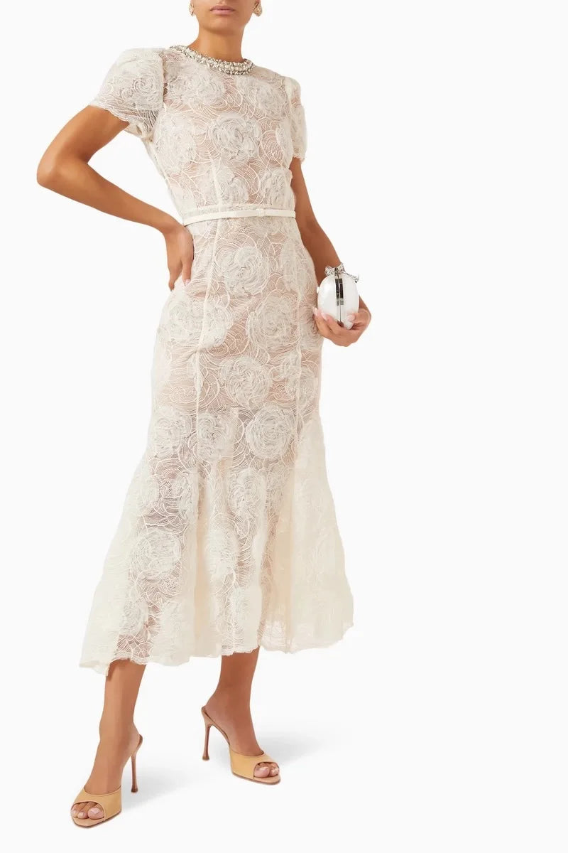 Self portrait vibes lace embelliahed