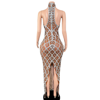 Sparkly Rhinestones Bodycon Dress