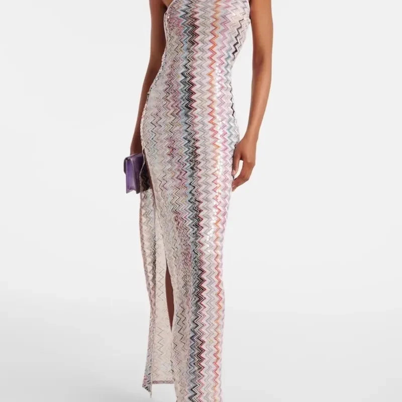 Missoni one shoulder Zig Zag