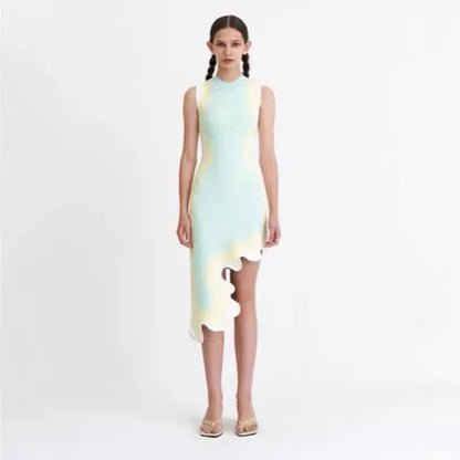 1 ph5 Wavy vibes Asymmetrical posh dress