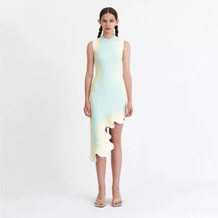 1 ph5 Wavy vibes Asymmetrical posh dress