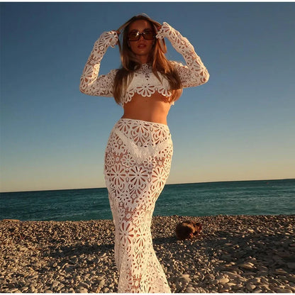 Lace skirt set