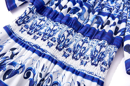 Porcelain Majolica Print MIdi