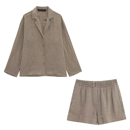 Yellow Summer shorts co ord set