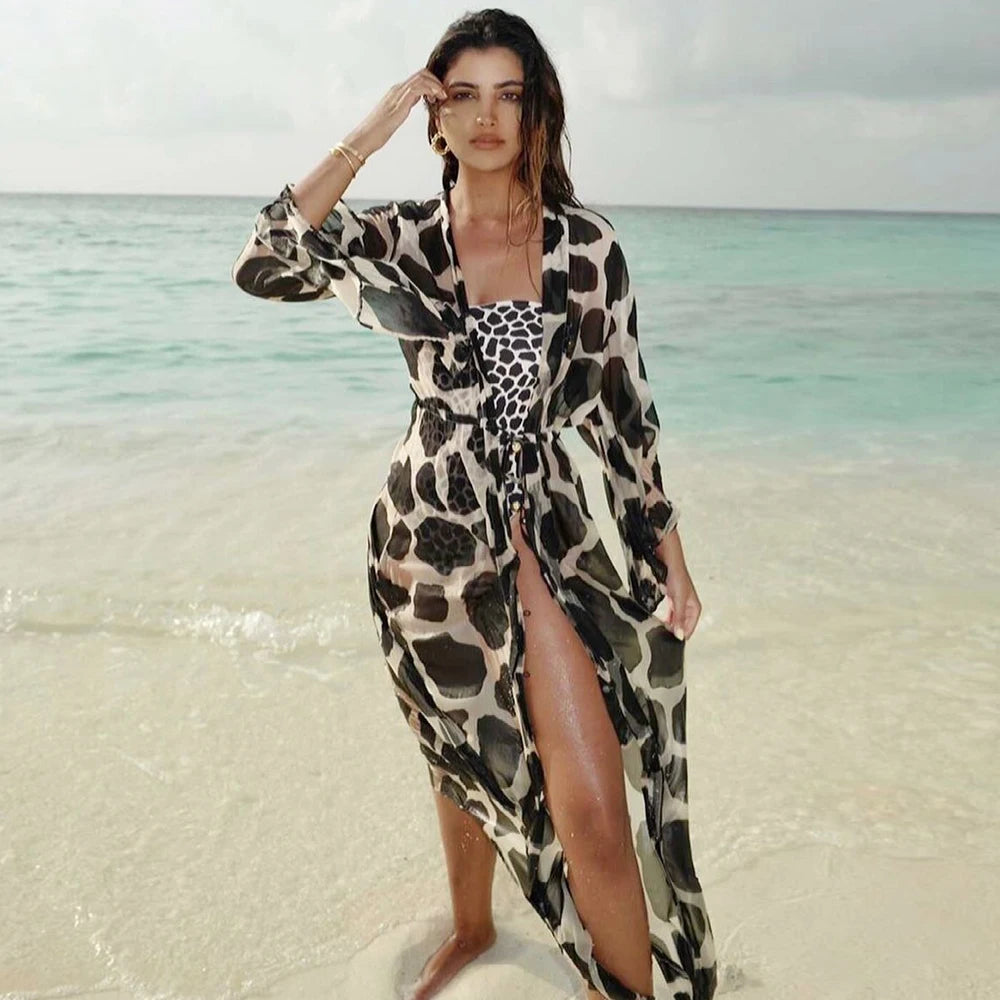 Bikini Beach Cover up Tunics Kaftan