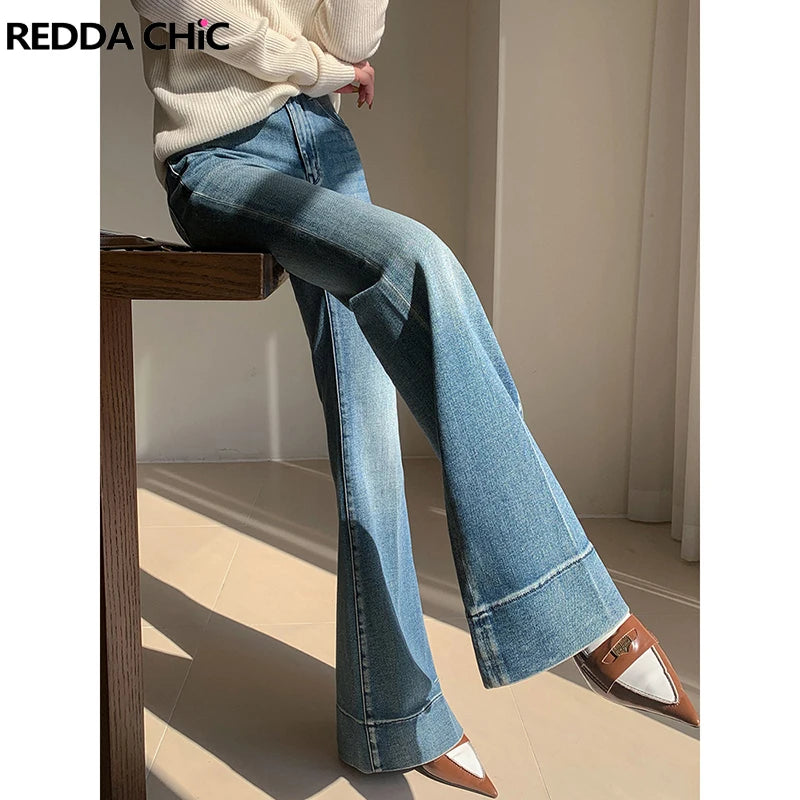 REDDACHiC Tall Girl Casual Flare Jeans