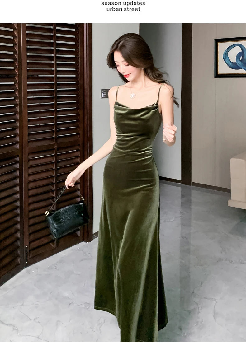 Bodycon Sling Long Dress