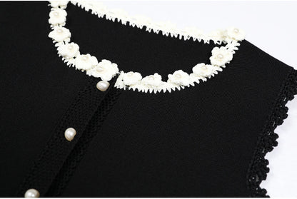 Sandro Knitted Black dress