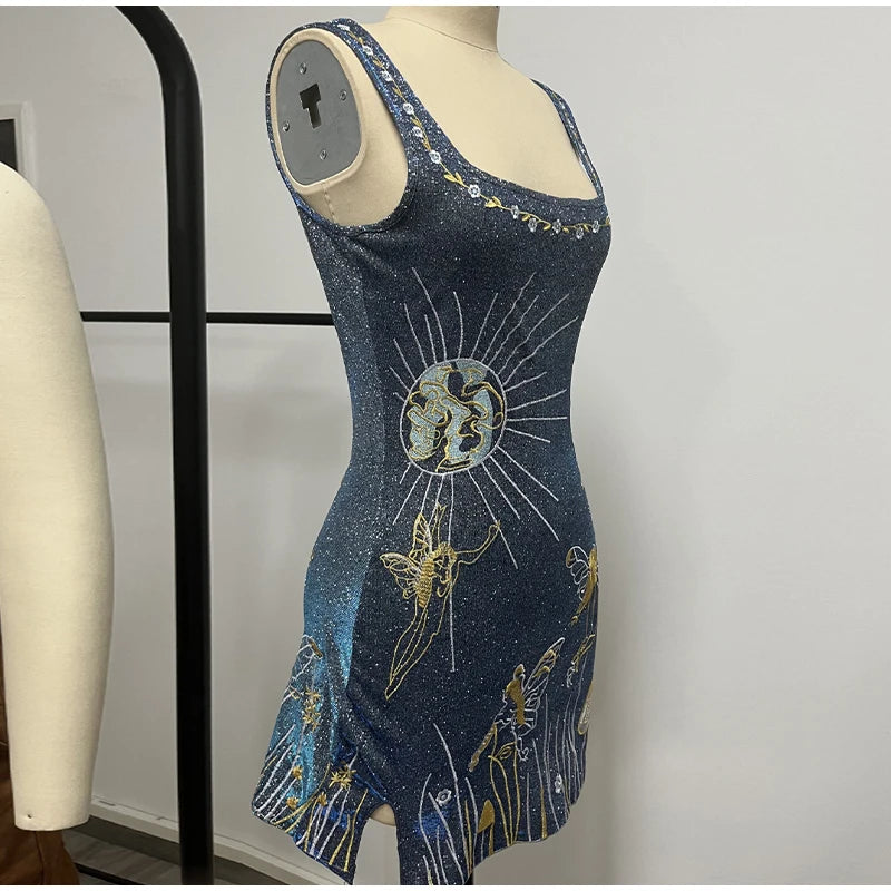 Mini Dress Slim Fit Summer High Street