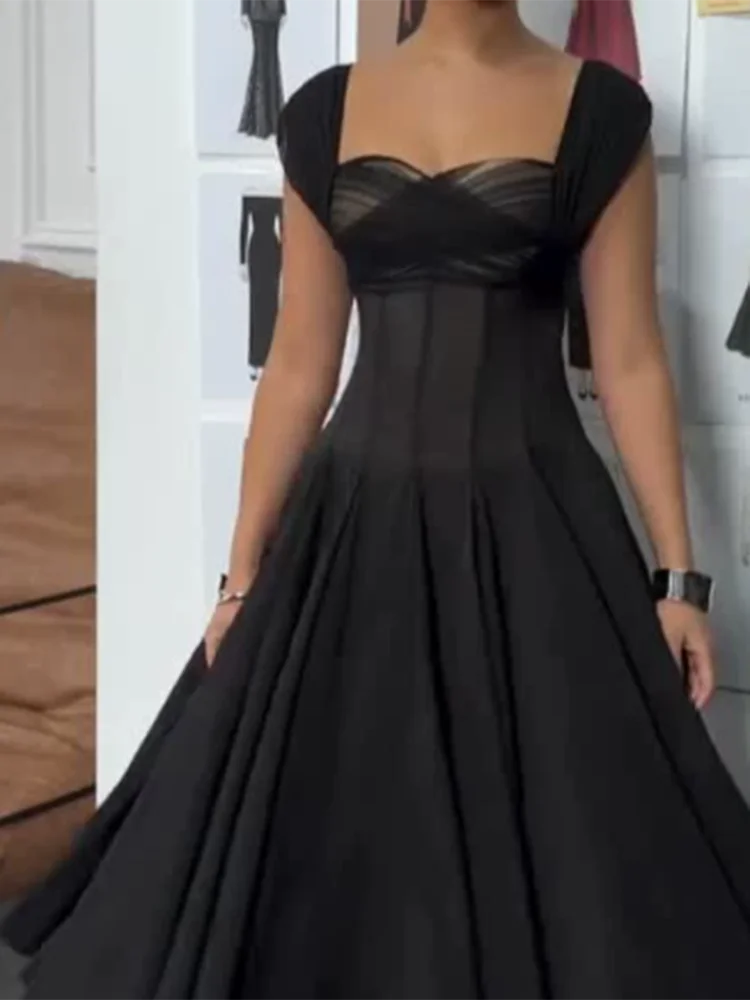 Pleated Evening Dress