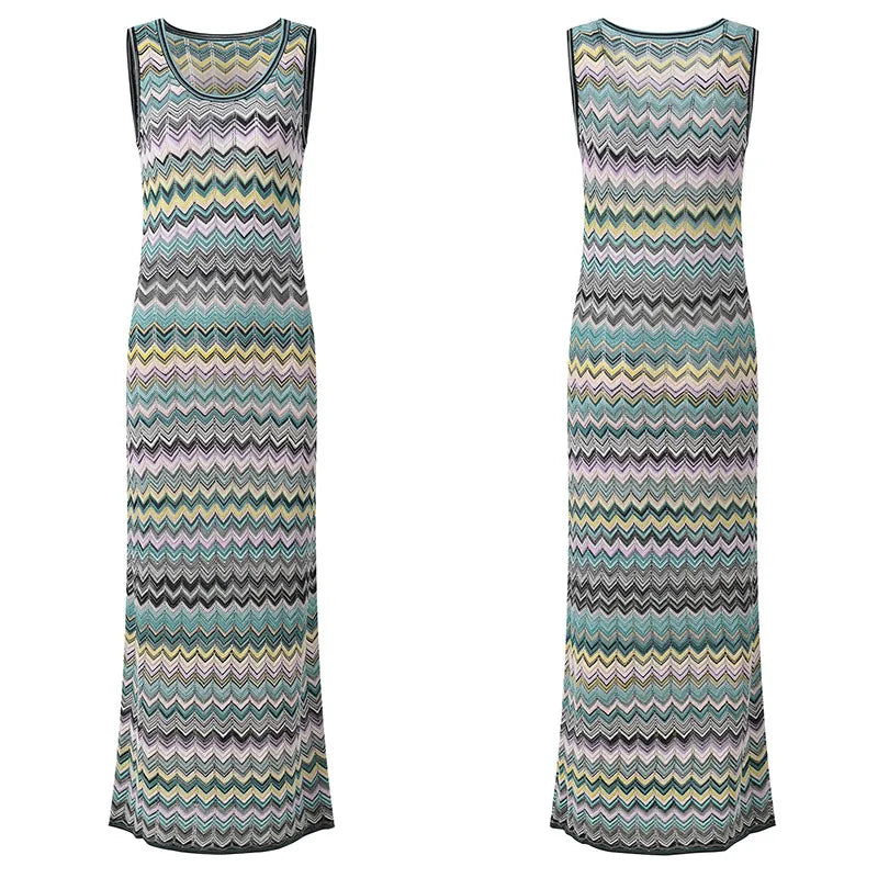 Missoni new zig zag knit dress