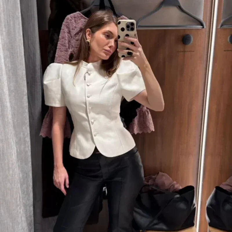Zara Puff shirt