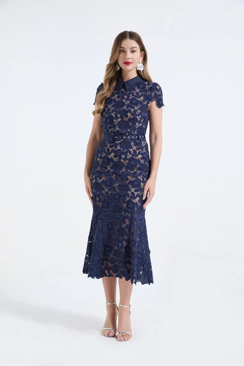 Lace Fish Tail Dress selfportarit