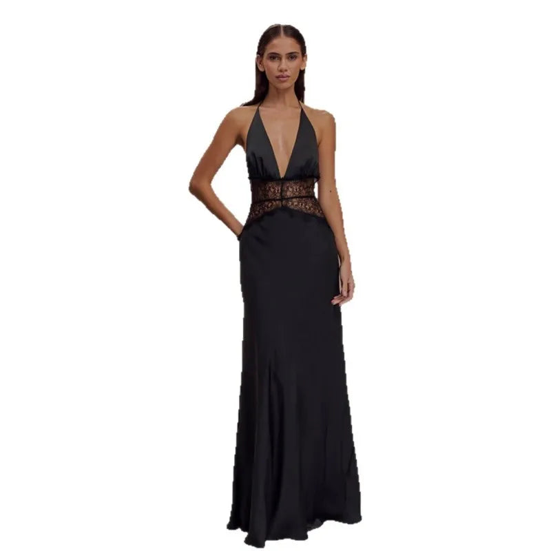 Summer Lace Halter Dreamy silk