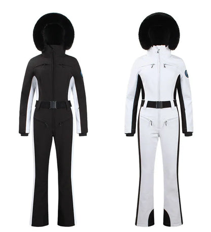 One-Piece Ski Suit Thickened Thermal Snowboard Jacket Jumpsuits