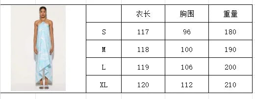 Sexy Printed Halter Maxi Dress Women Fashion Sleeveless Backless Loose Irregular Dresses 2026 Summer Lady Beach Vacation Robe