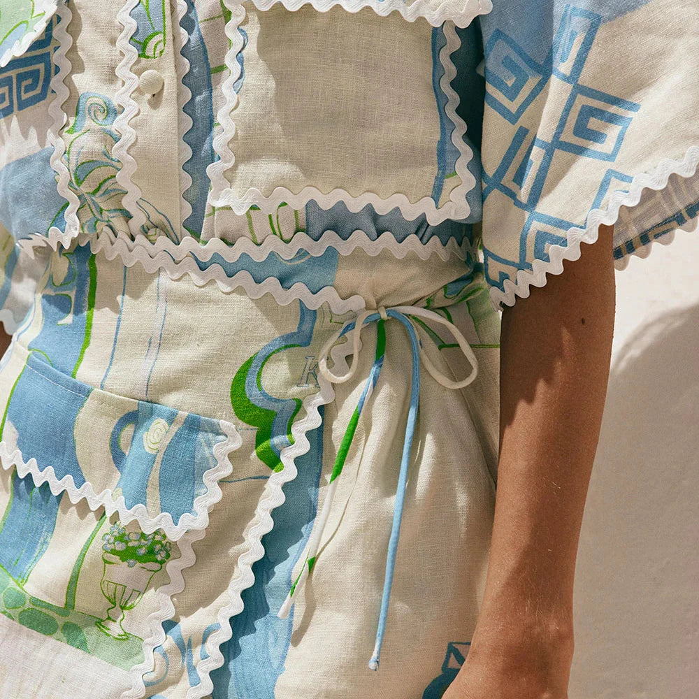 2Piece Set Pockets with skort - Shellss