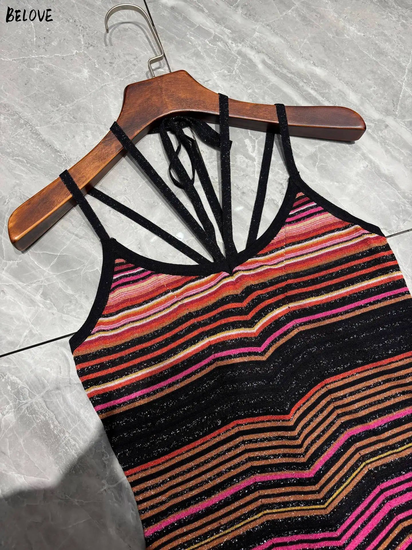 Missoni vibes zig zag dress - Shellss