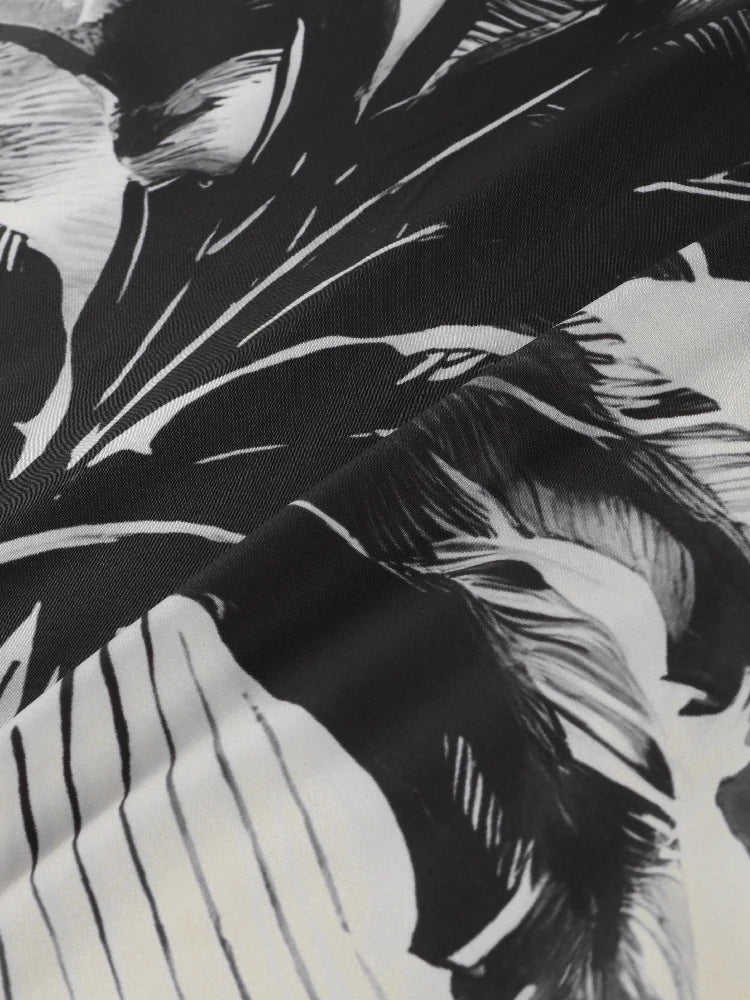 Posh Kaftan Palm Flamingo - Shellss