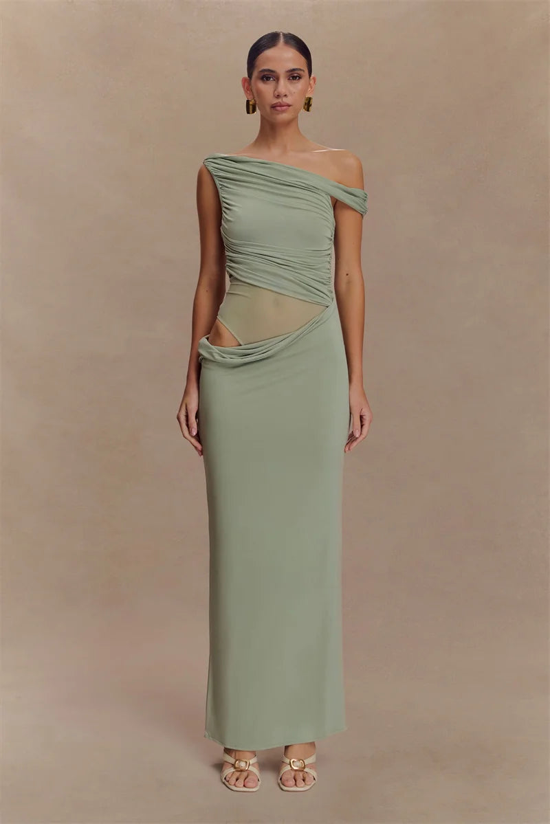 Backless Club Party Long Dress Elegant - Shellss