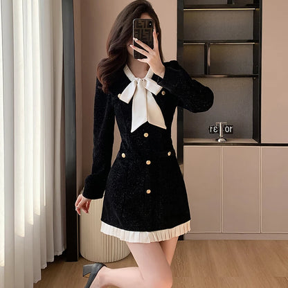 Luxury Burgandy red Velvet Dress